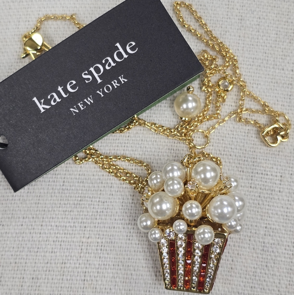 Kate Spade Carnival Popcorn Necklace/Earrings  Set - Picture 11 of 11